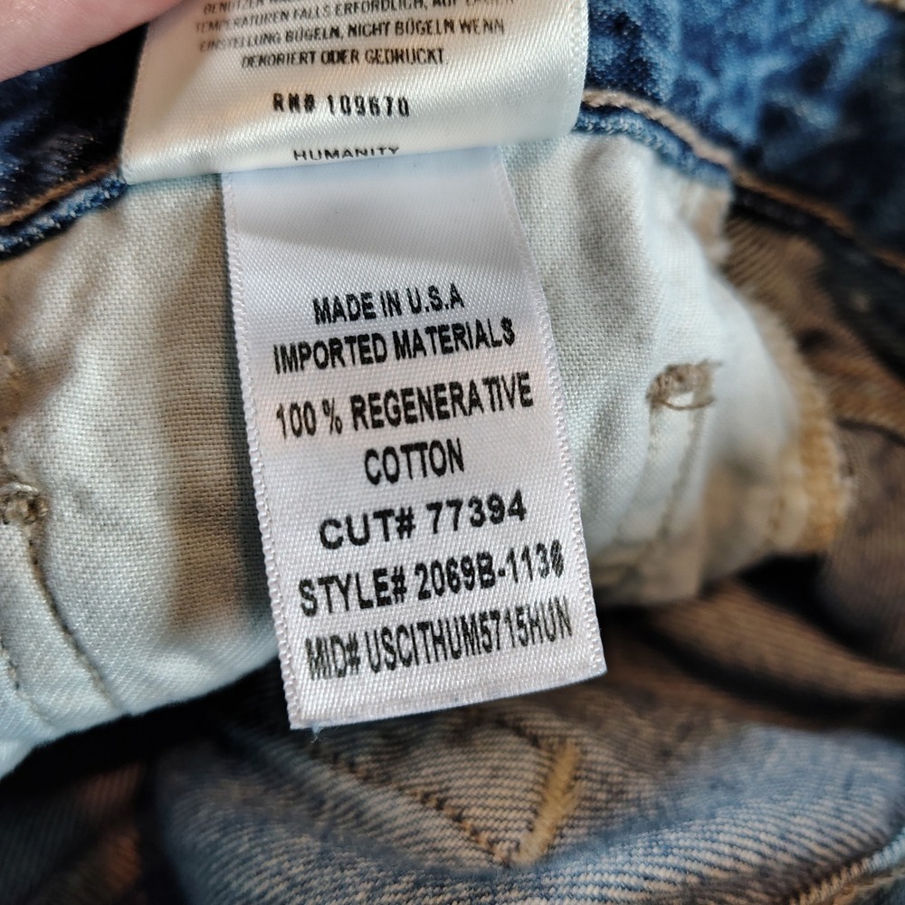 Citizens of Humanity Horseshoe Jeans Blue Wide Leg 2069B-1138 Size 26 - Picture 5 of 11